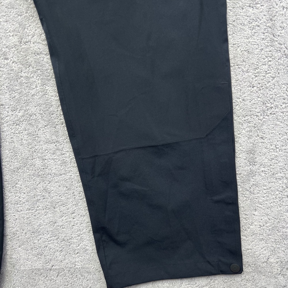 REI Co-op HydroWall 2.5L Pants Mens Large Black Waterproof Hiking Rain Shell - Picture 7 of 16